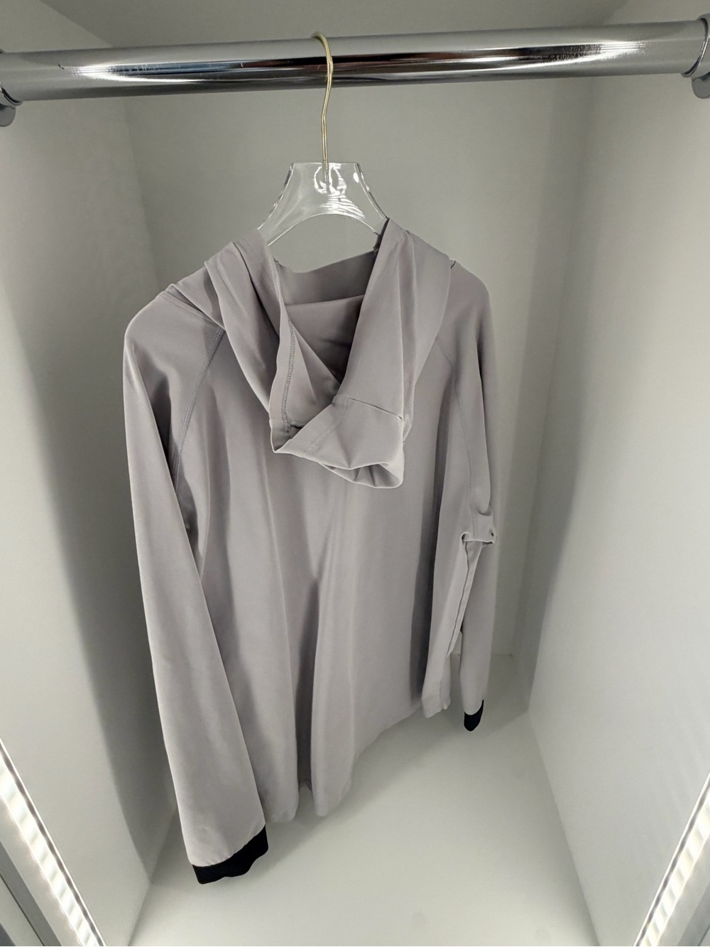 BYLT Basics Light Gray Hooded Sweatshirt - Picture 7 of 7